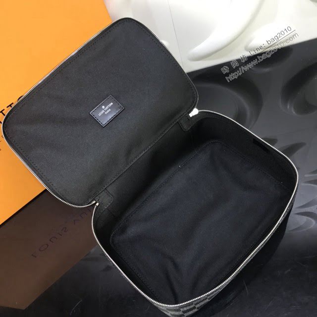 LV包包 LV新款女包 Packing Cube中號手袋 LV黑格收納袋 收納盒  ydh3650